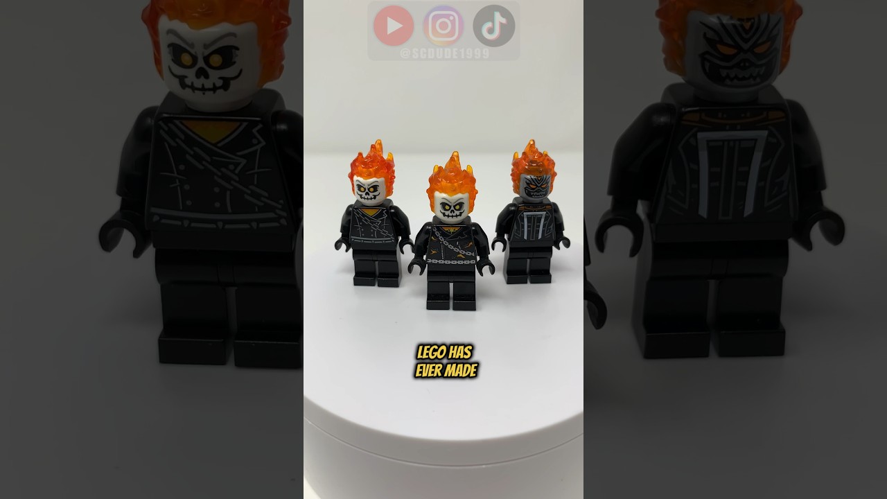 Все минифигурки LEGO Ghost Rider 🔥 #lego #minifigures #ghostrider