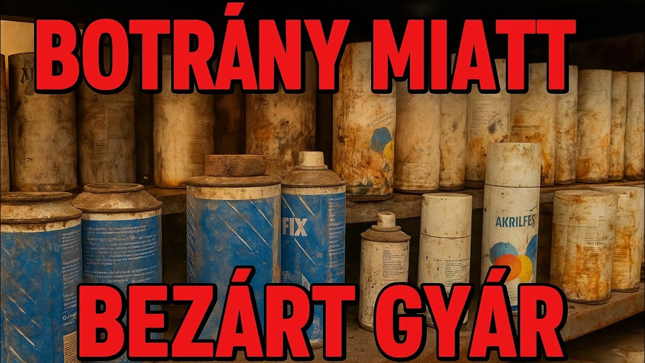 Botrány miatt bezárt gyár #urbex 