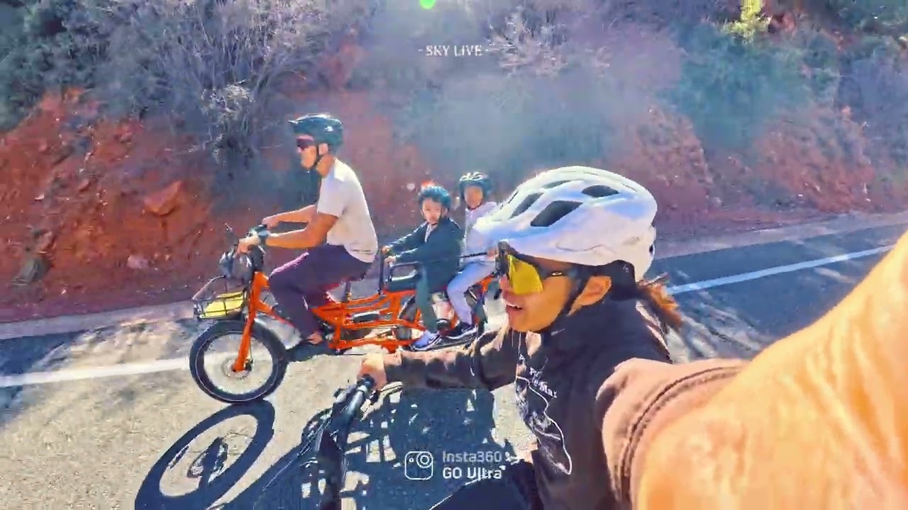 Bike ride in zion