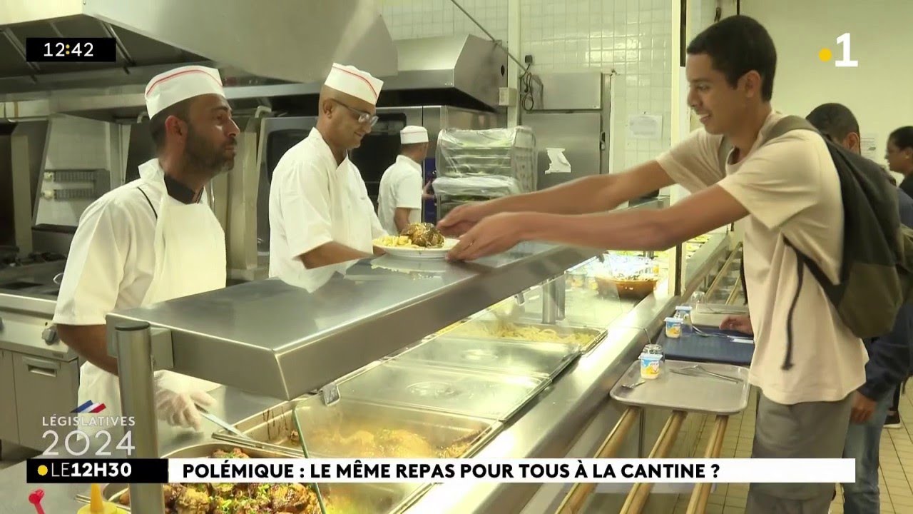 Le Rassemblement national veut mettre fin aux menus de substitution dans les cantines réunionnaises.