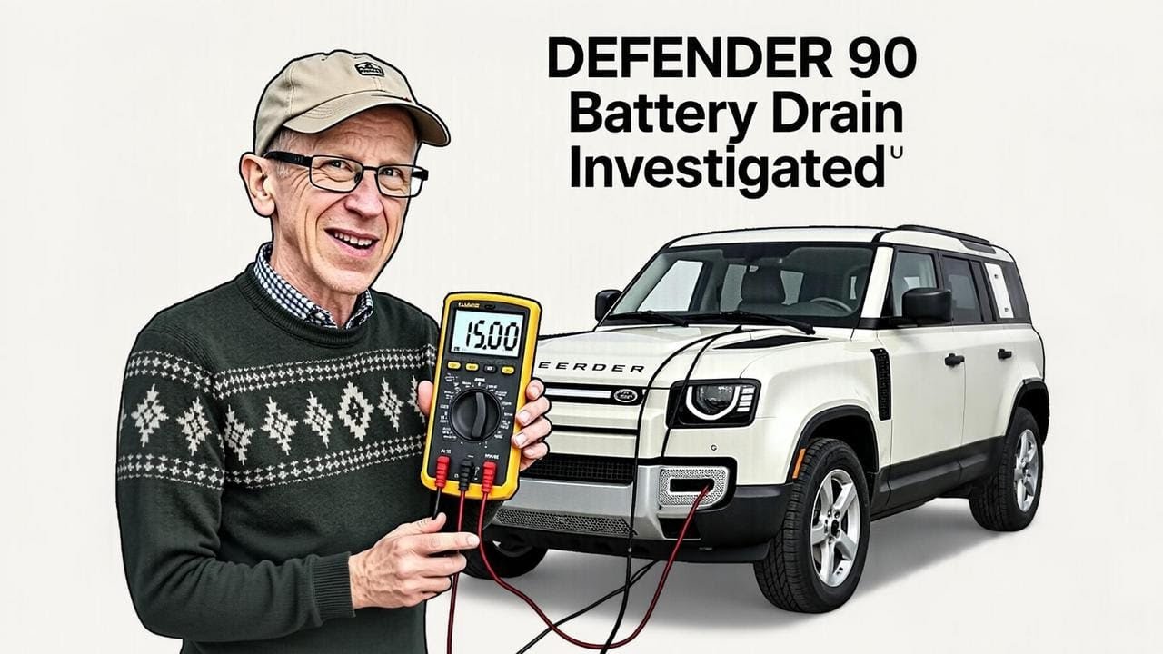 Анализ разряда аккумулятора на Land Rover Defender L663 90 — проблема с предупреждением о низком ...