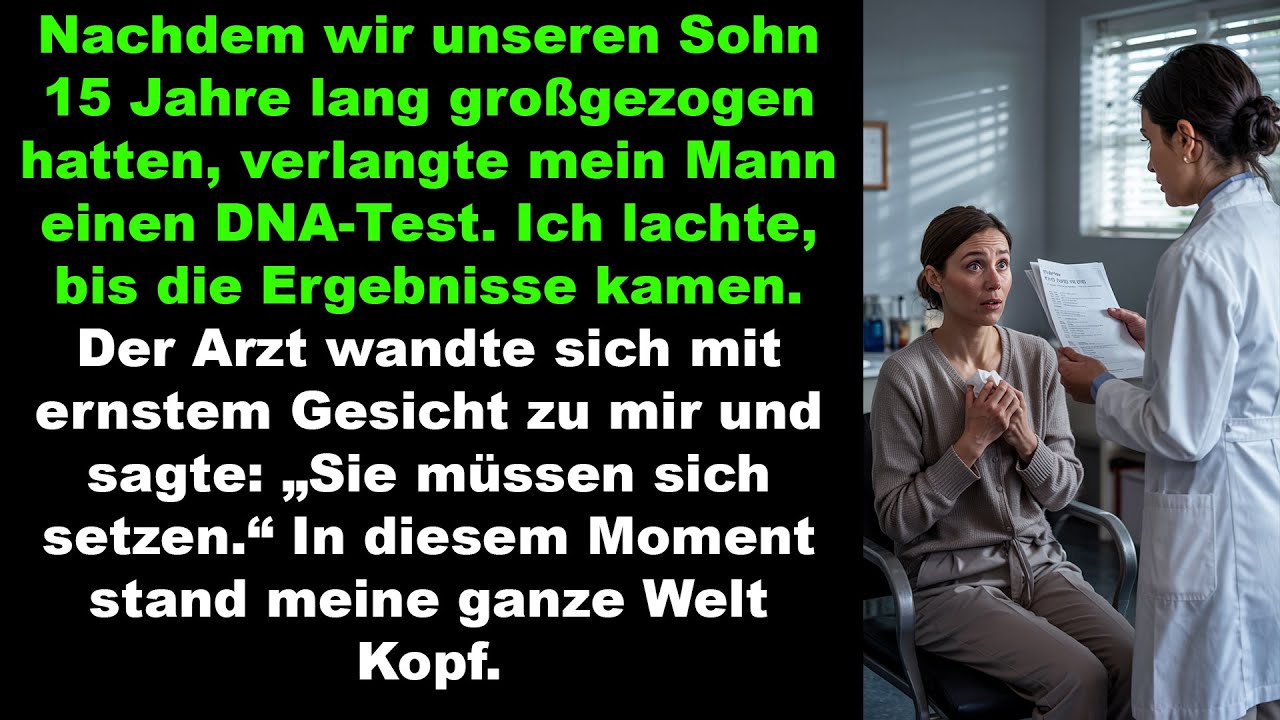 mein mann wollte nach 15 jahren einen dna-test der arzt sah mich an und sagte: „setzen sie sich.