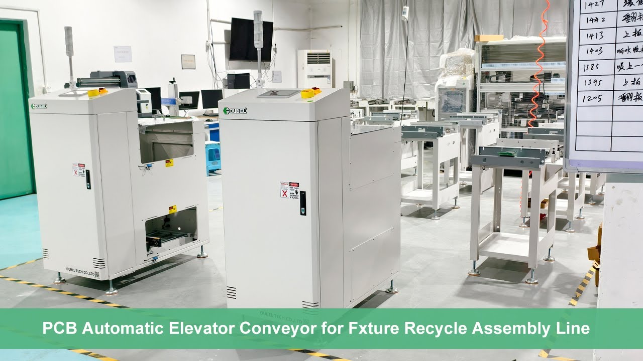 PCB Automatic Elevator Conveyor Modular Design SMT Link Conveyor for Fixture Recycle Assembly Line.