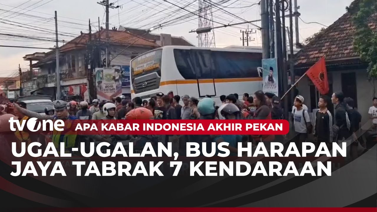 Mengerikan, Bus Harapan Jaya Hantam Tujuh Kendaraan di Lampu Merah | AKAP tvOne