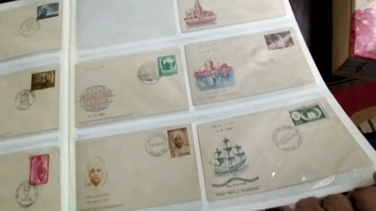 First day covers of different decades - philately.