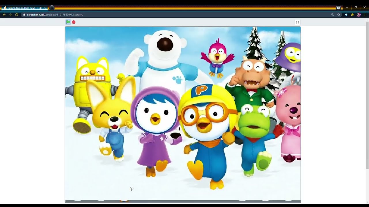 Новости говорящего Тома и Бена: Тайо, маленький автобус, тупой на Scratch