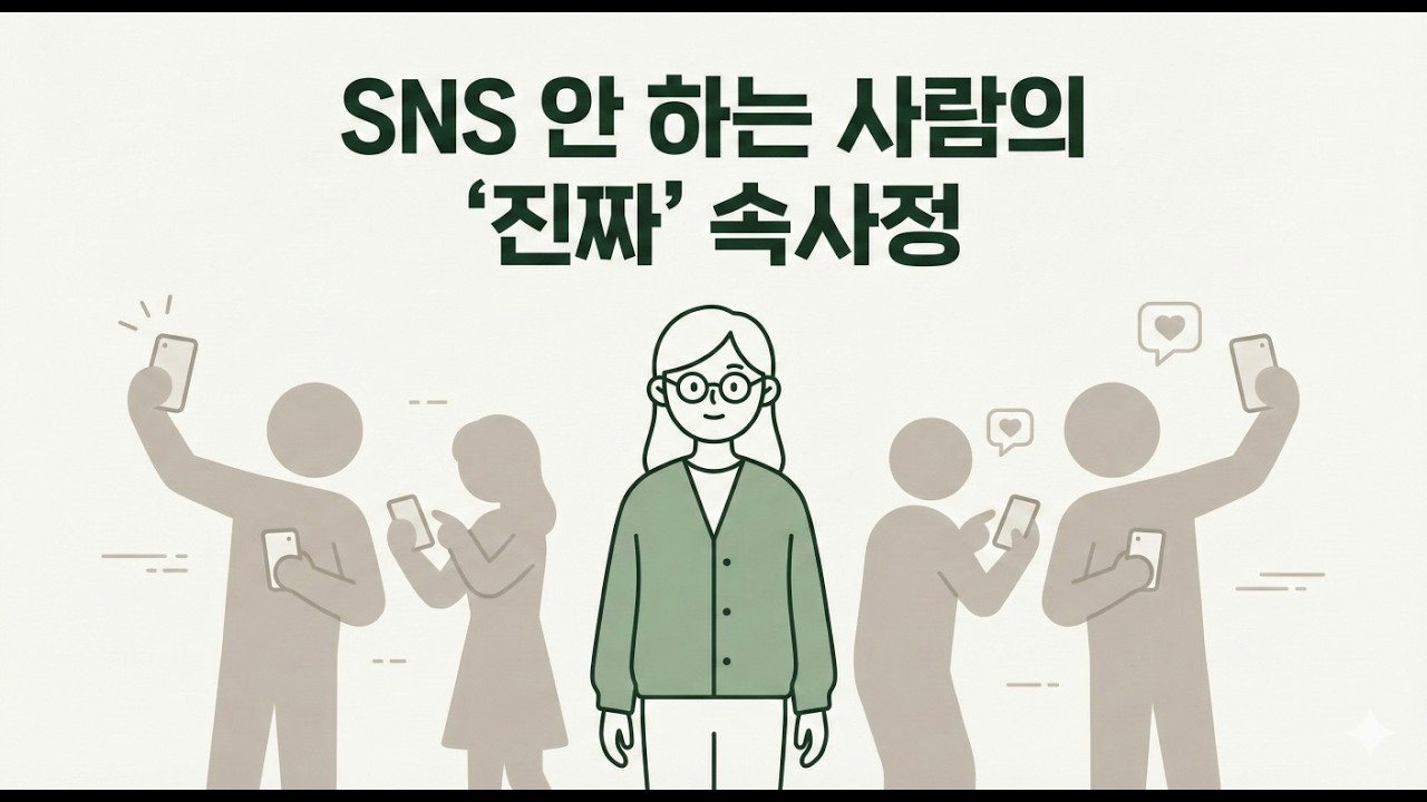 SNS 안 하는 사람이 정말 무서운 이유 (심리학적 분석)