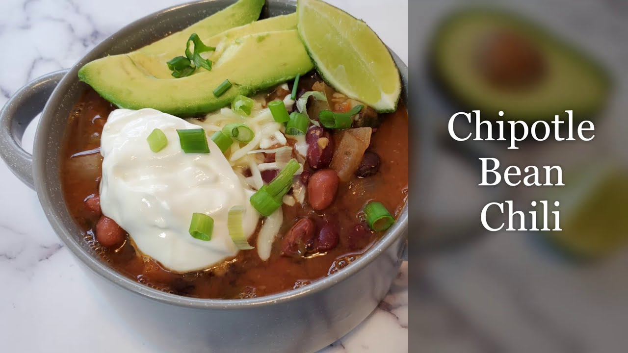 Vegetarian Chili Recipe in Instant Pot | Chipotle Bean Chili | By Flamboyant Flavors