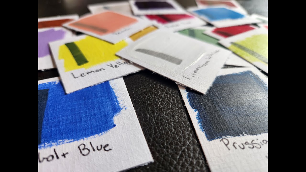 Reeves Acrylic Paint Haul and Swatching