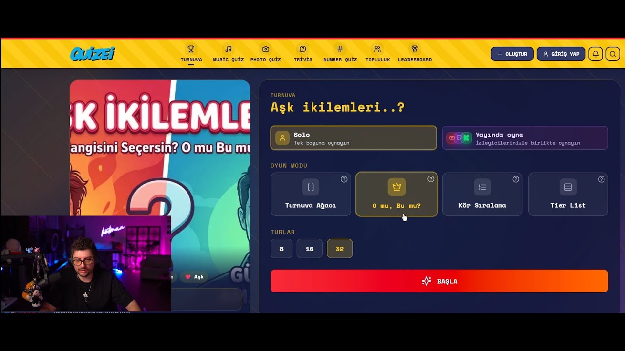 HYPE Quizei Testi &Ccedil;&ouml;z&uuml;yor | Aşk İkilemleri..? #hype