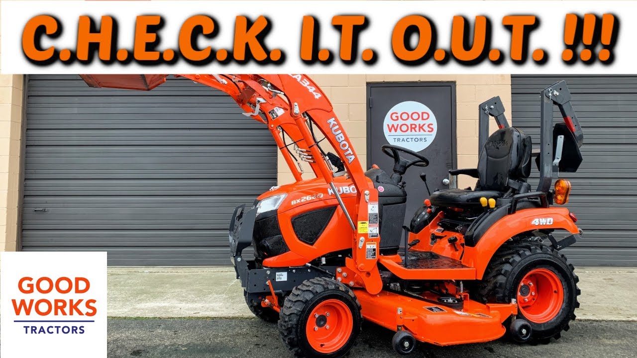 Oh My! The New Kubota BX2680 Tractor Review! BIG Improvements, Miscues, & The LA344 Loader Removal