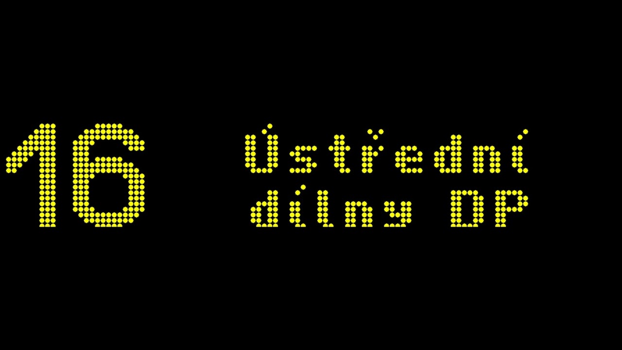 (Audio Hlášení) Linka 16 Sídliště Řepy - Ústřední Dílny DP Přes Depo Hostivař