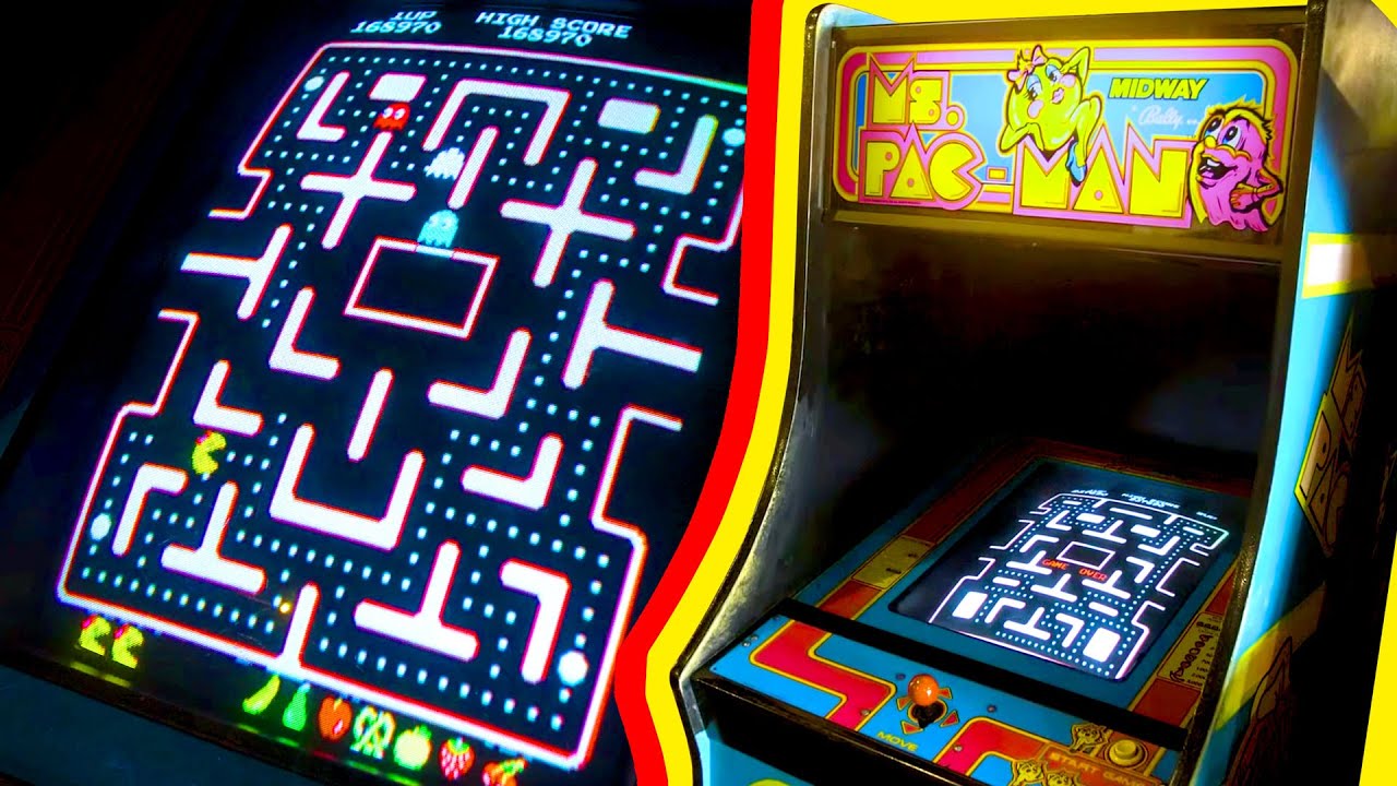 Оригинальная аркадная игра Ms. Pac-Man Longplay!