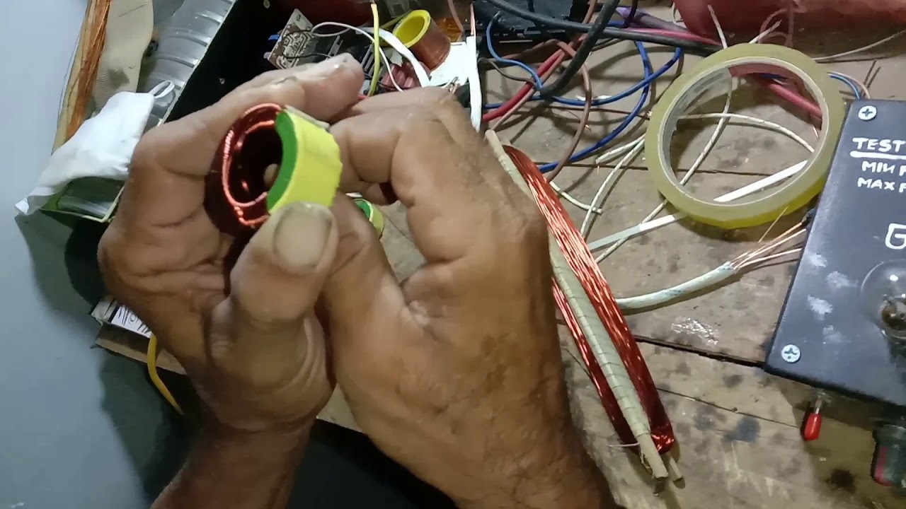 Membuat trafo inti ferrit untuk setrum ikan
