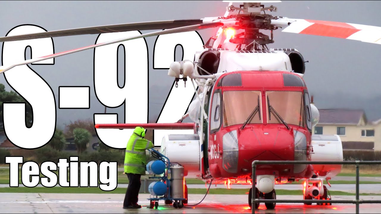 To Fly or Not To Fly? - (Testing both Sikorsky S-92 Helis at Caernarfon)