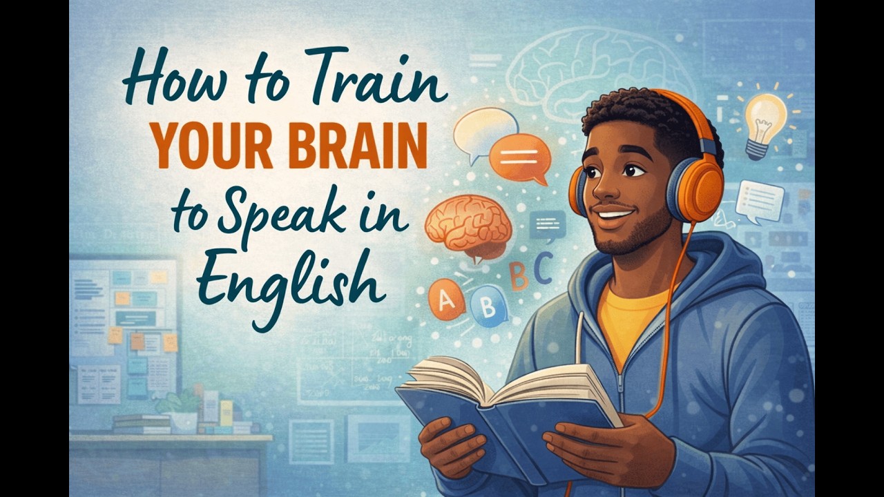 How to Think in English Easily | Train Your Brain for Fluent Speaking | Listening Practice