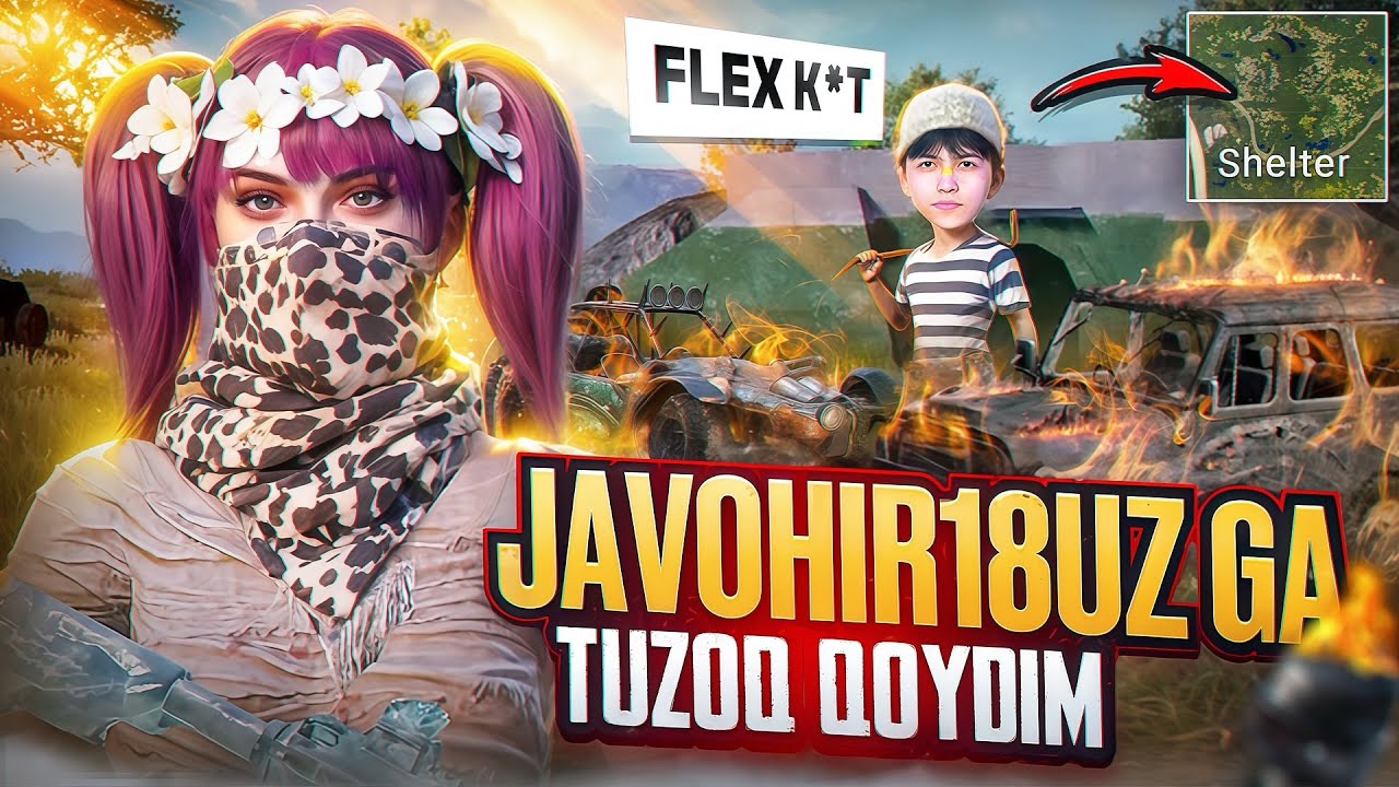 JAVOHIR FLEXNING TUZOQIDAN CHIQIB KETTIMI?🤔 FLEX 1v4 JAVOHIR SQUAD🥵
