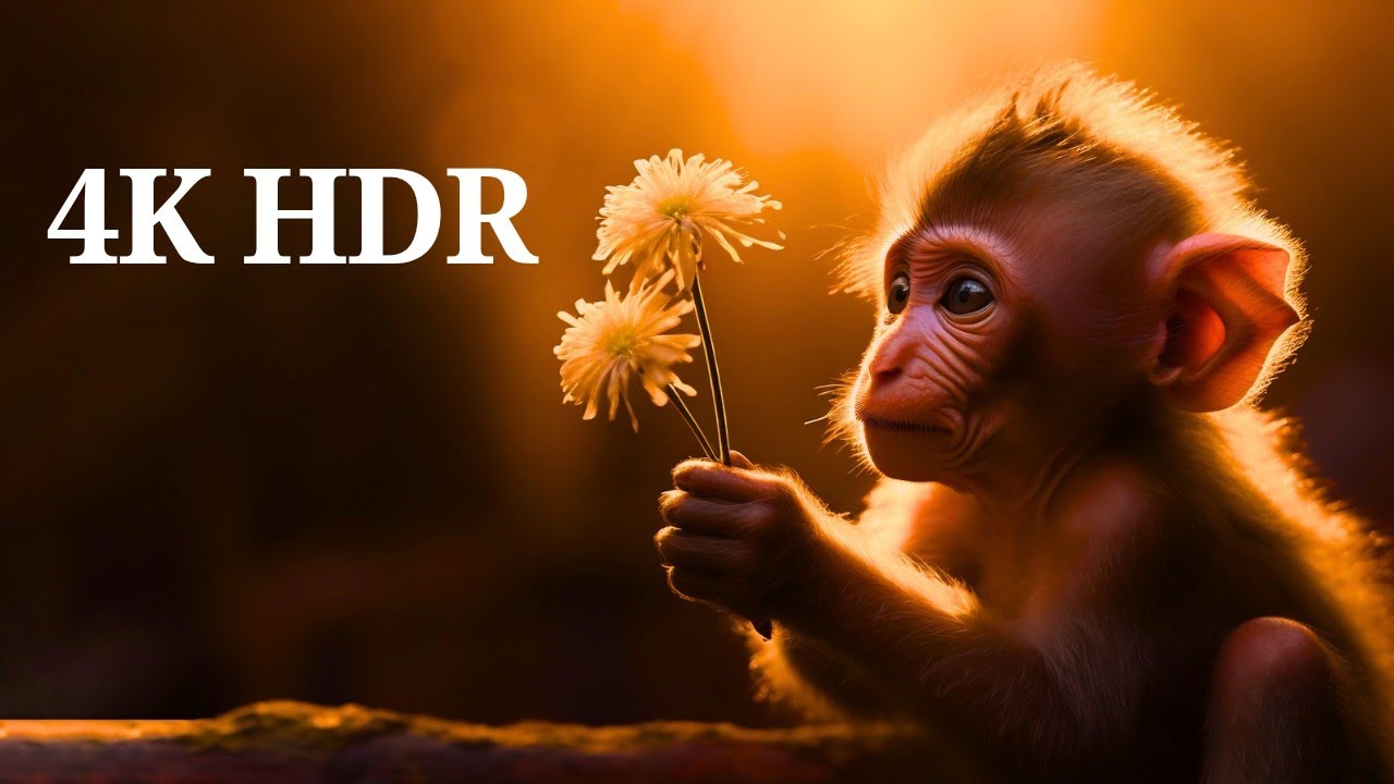 Amazon Jungle - The Most Beautiful Monkey 4k Ultra HD Dolby Vision 60fps.
