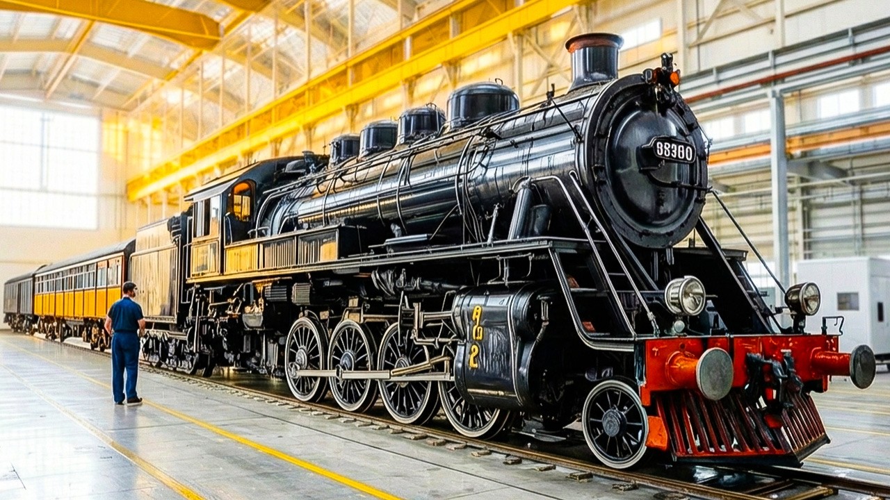 Inside The 1940s Train Factory: How America Built The World's Most Powerful Locomotives