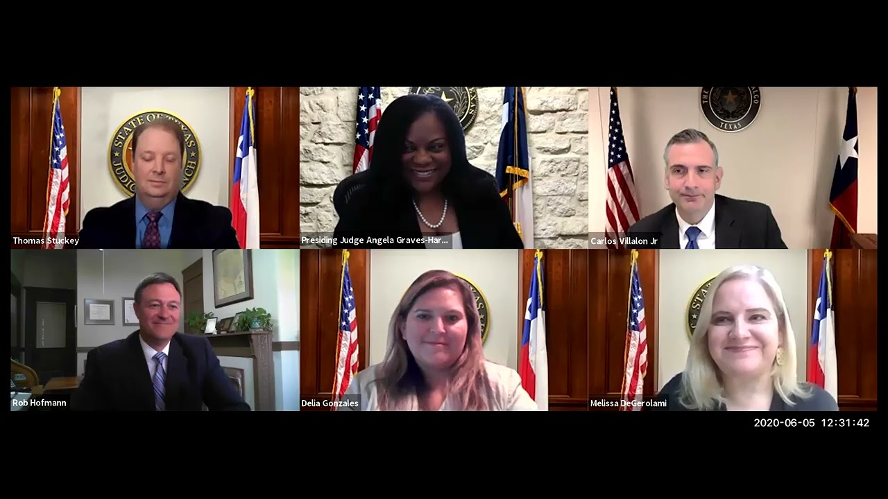 Innovation in Texas: Watch a demonstration of simultaneous translation in virtual court proceedings.