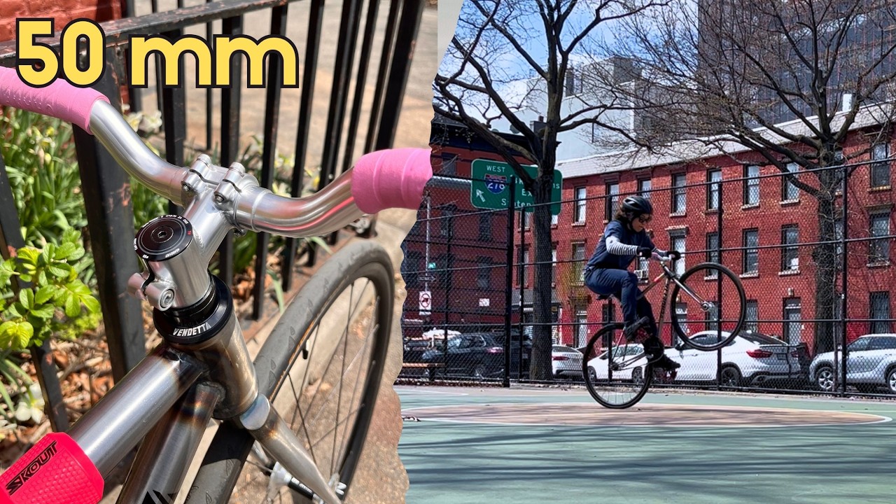 Nitto SimWorks 50mm Stem Fixed Gear | Wheelie Journey