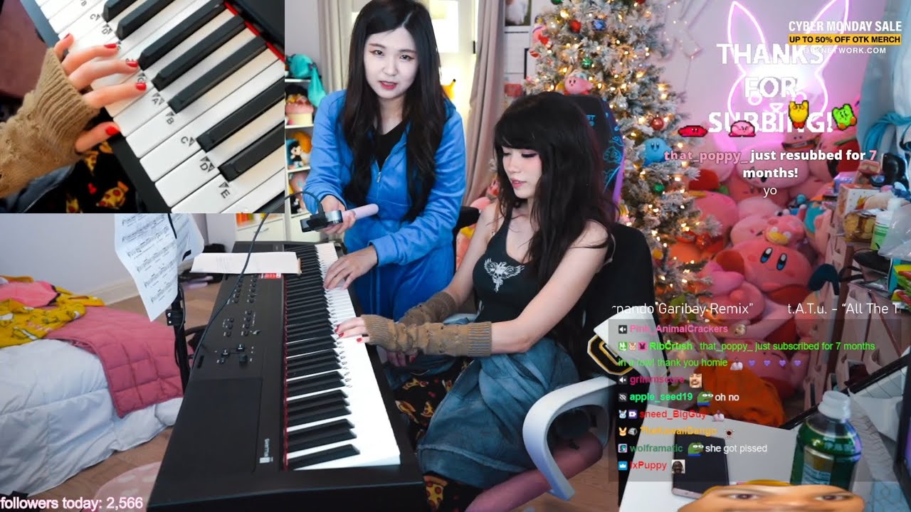 Emiru - [November 28th, 2022] Hachu Piano Lessons and Chatting