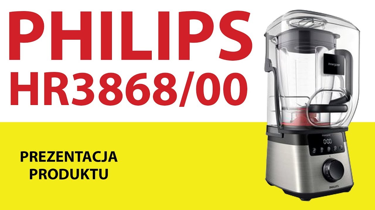 Blender kielichowy PHILIPS HR3868/00 (Wysokoobrotowy)
