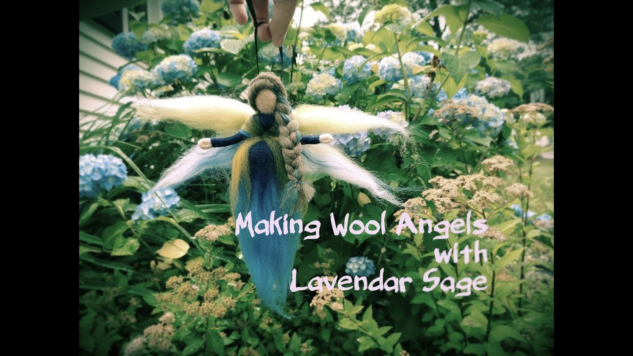 Waldorf Inspired Fairy or Angel; How to Make; Needle Felt Wool