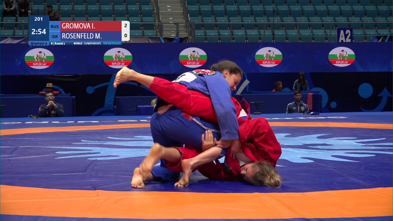 Round 2 Women's GP GI - 64 kg: I. GROMOVA (RUS) v. M. ROSENFELD (ISR)