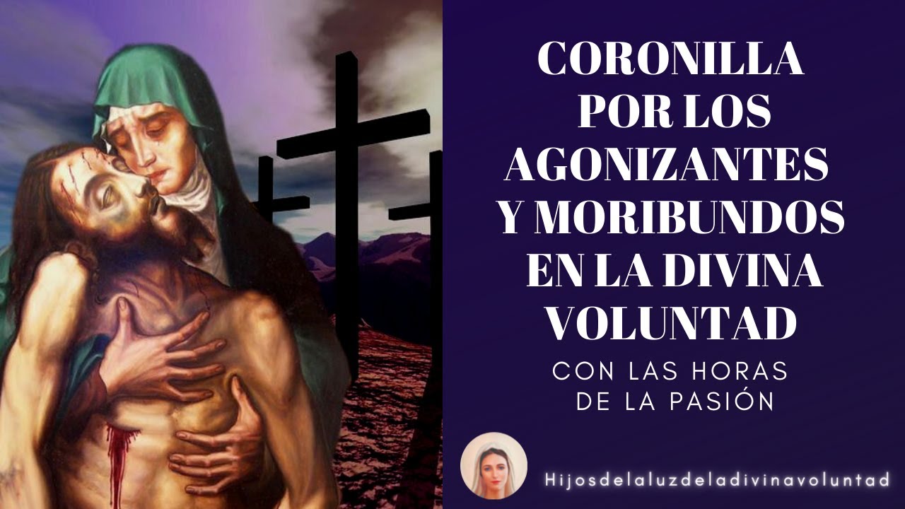 ✝️ CORONILLA POR LOS AGONIZANTES POR LOS MORIBUNDOS Y LOS AGONIZANTES EN LA DV/  HORAS DE LA PASIÓN