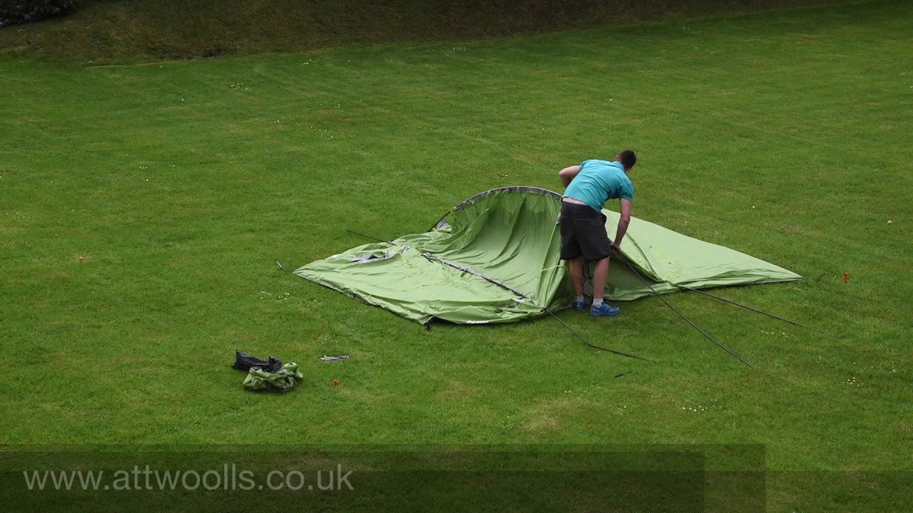 Vango Skye 500 Tent Pitching (Real Time) Video