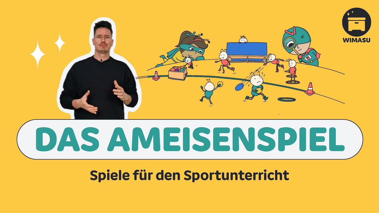 Ameisenspiel - Spiele für den Sportunterricht I Folge 7