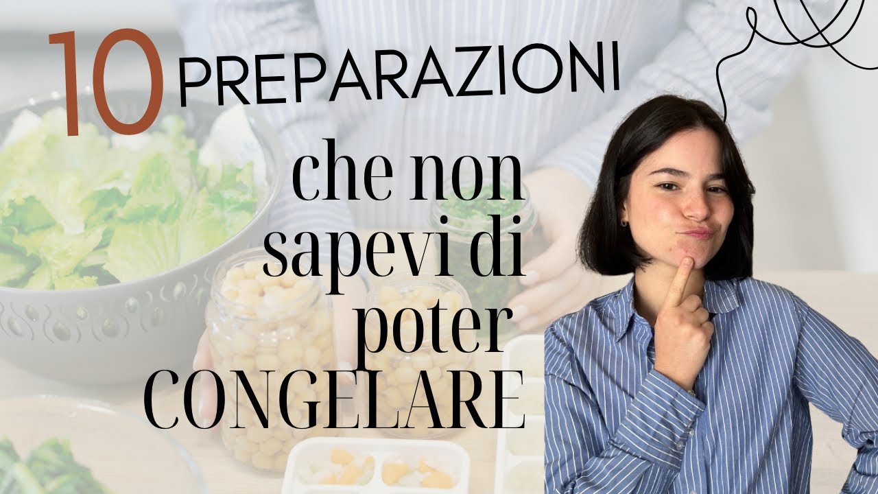 ❄️10 PREPARAZIONI da CONGELARE❄️ Che ti aiuteranno tantissimo in cucina!