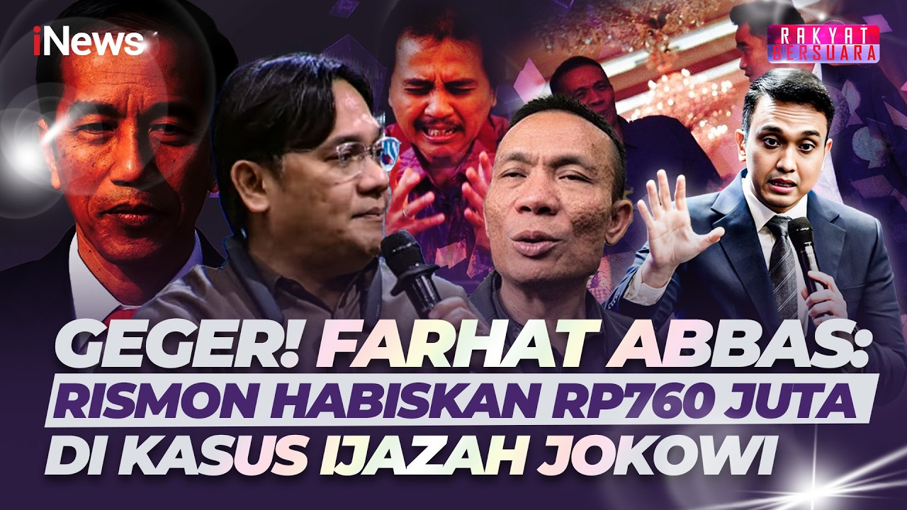 KLAIM FARHAT ABBAS! Rismon Hamburkan Rp760 Juta Untuk Bertarung di Kasus Ijazah Jokowi | Rakber