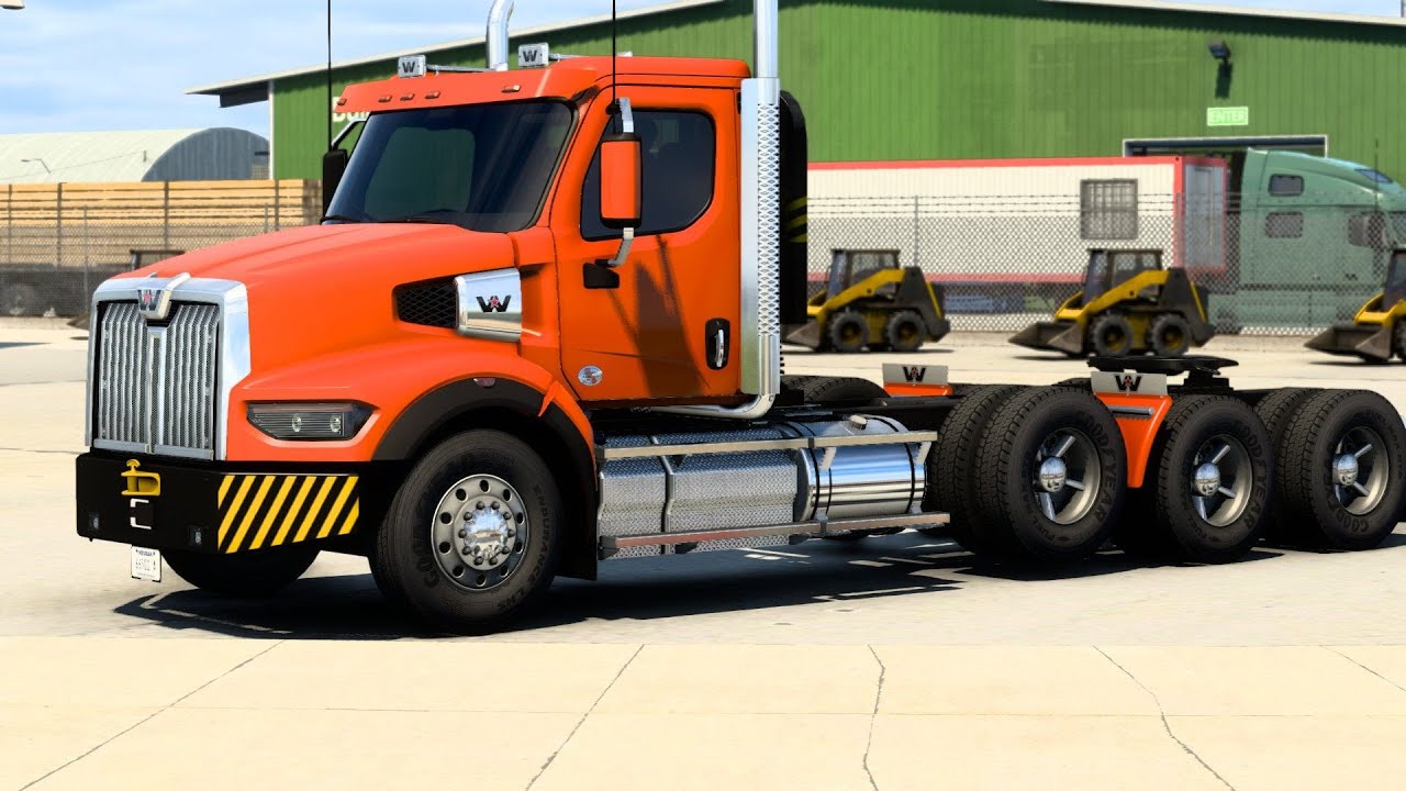 American Truck Simulator - Volvo SD160B Compactor Transport (Volvo Construction Equipment DLC)