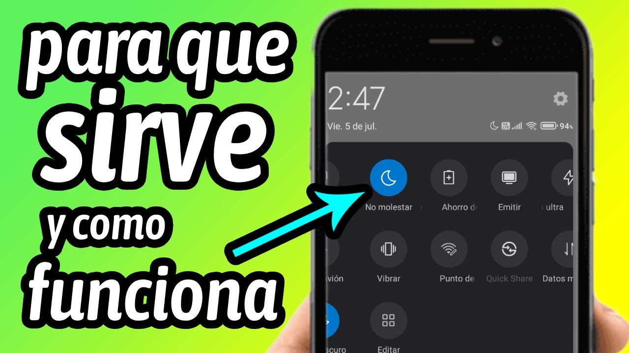 para que sirve el bot&oacute;n de no molestar en tu celular Android