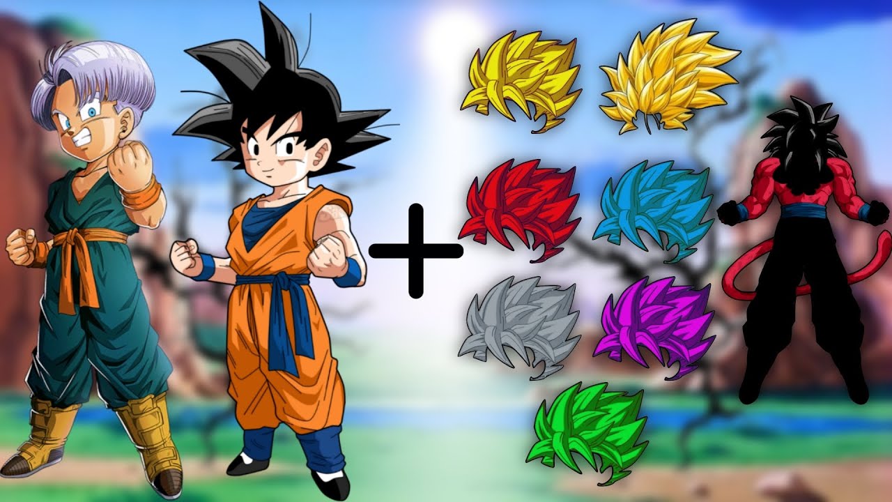 Kid Trunks and Goten - All Super Saiyan Forms ( Transform ) 2024 Cre4U