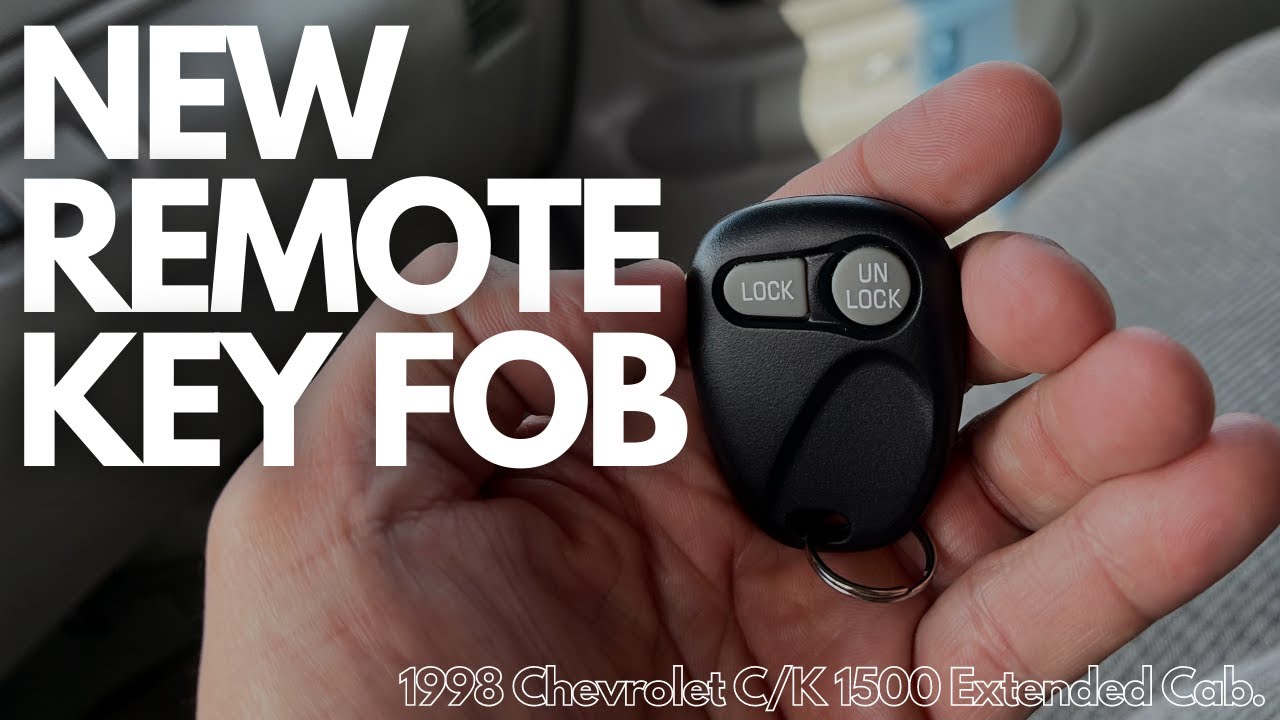 How To Program a New GM Remote Key Fob 1996-1998.  #OBS.  4K
