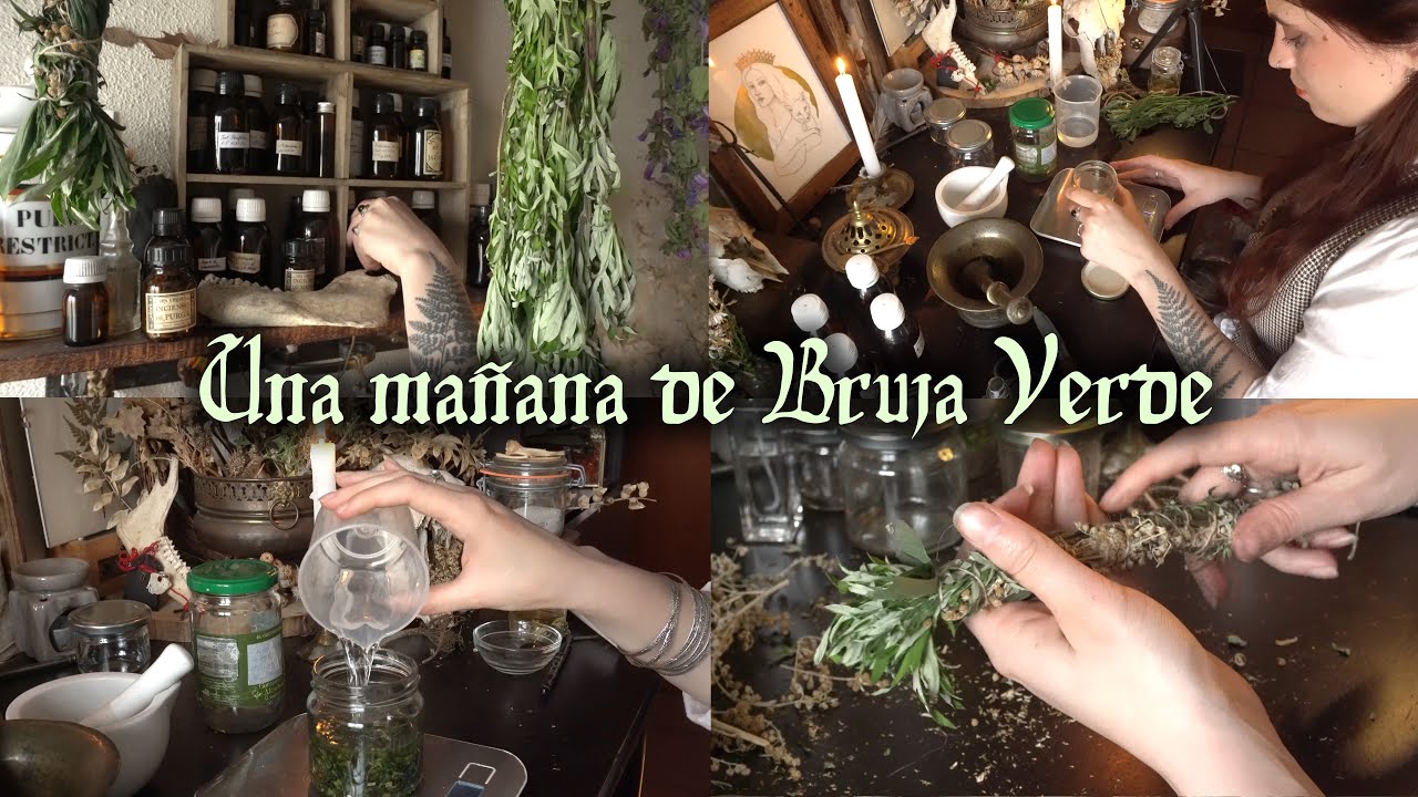 ¡POTINGUEA CONMIGO! 🌿📜 Preparados con hierbas mágicas 🌼 - Botica de la Bruja Verde II