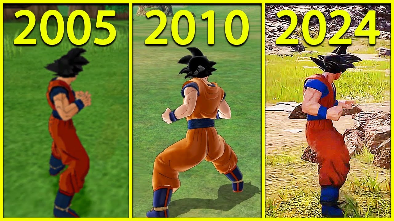 Evolution of Son Goku in Dragon Ball Games 1997-2024