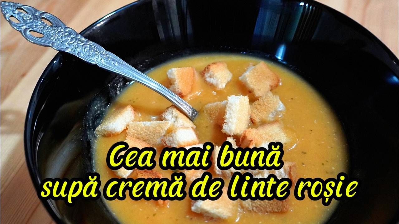 Supă cremă sănătoasă și cu multe beneficii! Supă cremă foarte bună! Merită încercată!