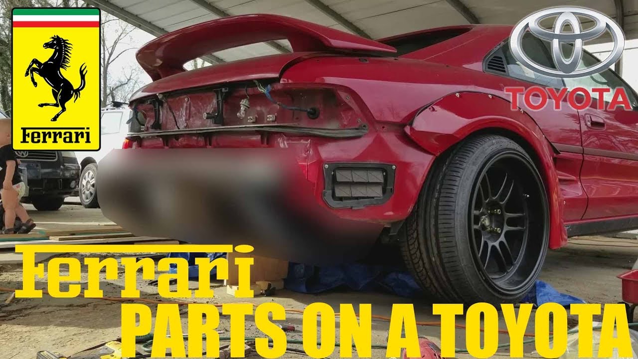 PUTTING FERRARI PARTS ON A TOYOTA!