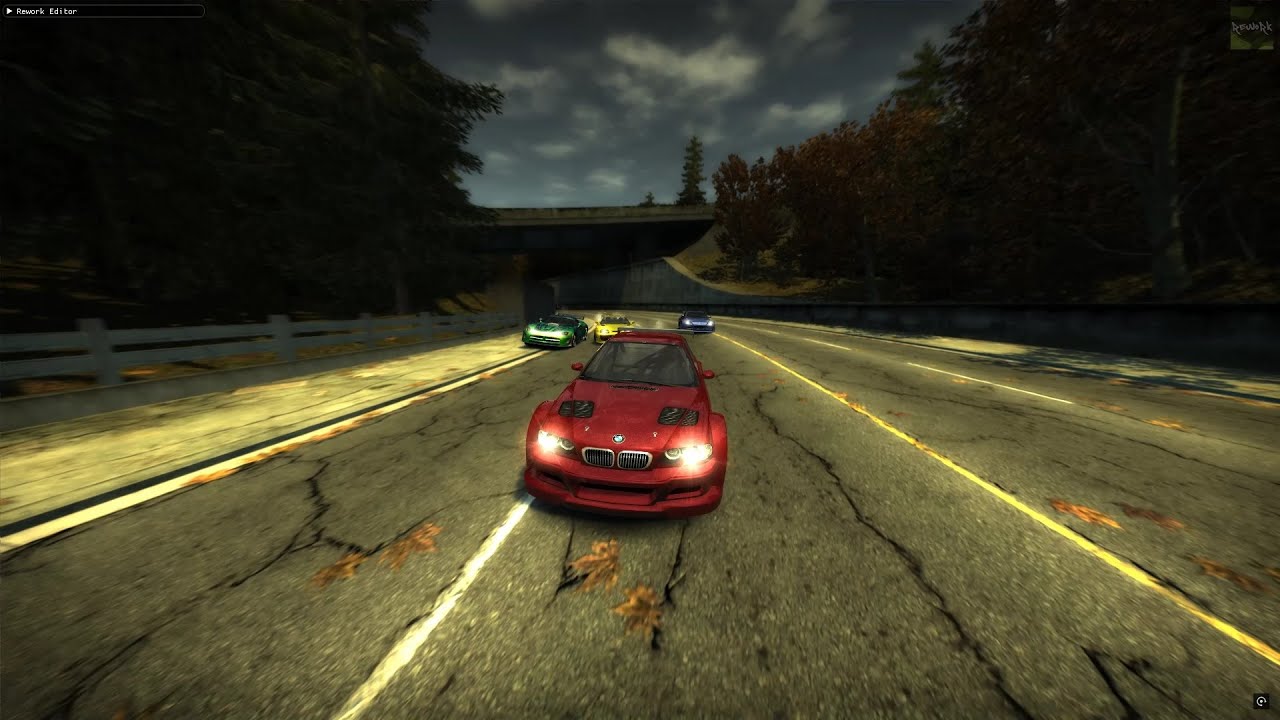 NFS Most Wanted: Rework - Racers in freeroam / Copspeech heatlevel 6-10