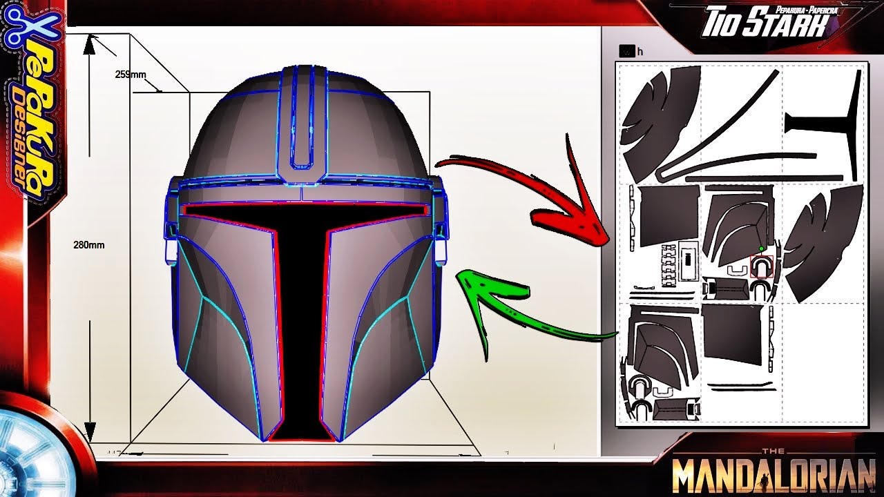 Como Fazer um Capacete Mandaloriano DIY