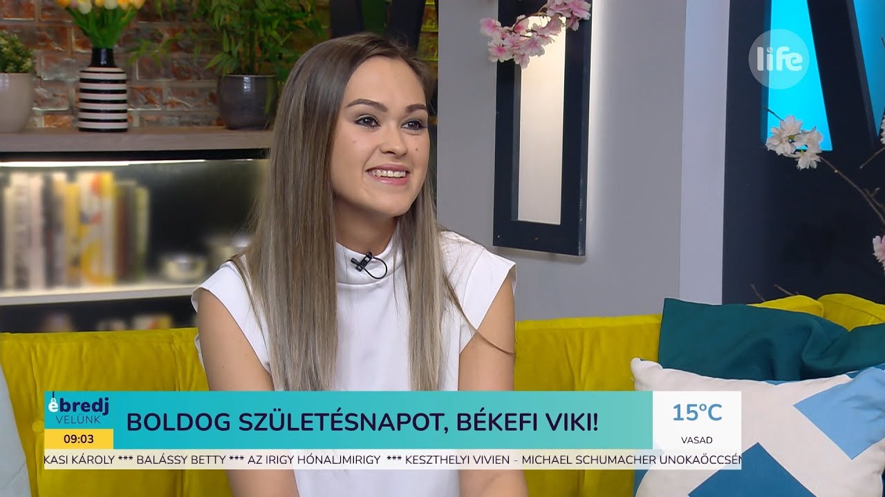 Könnyekig hatódott Békefi Viki: élő adásban köszöntötte szerelme