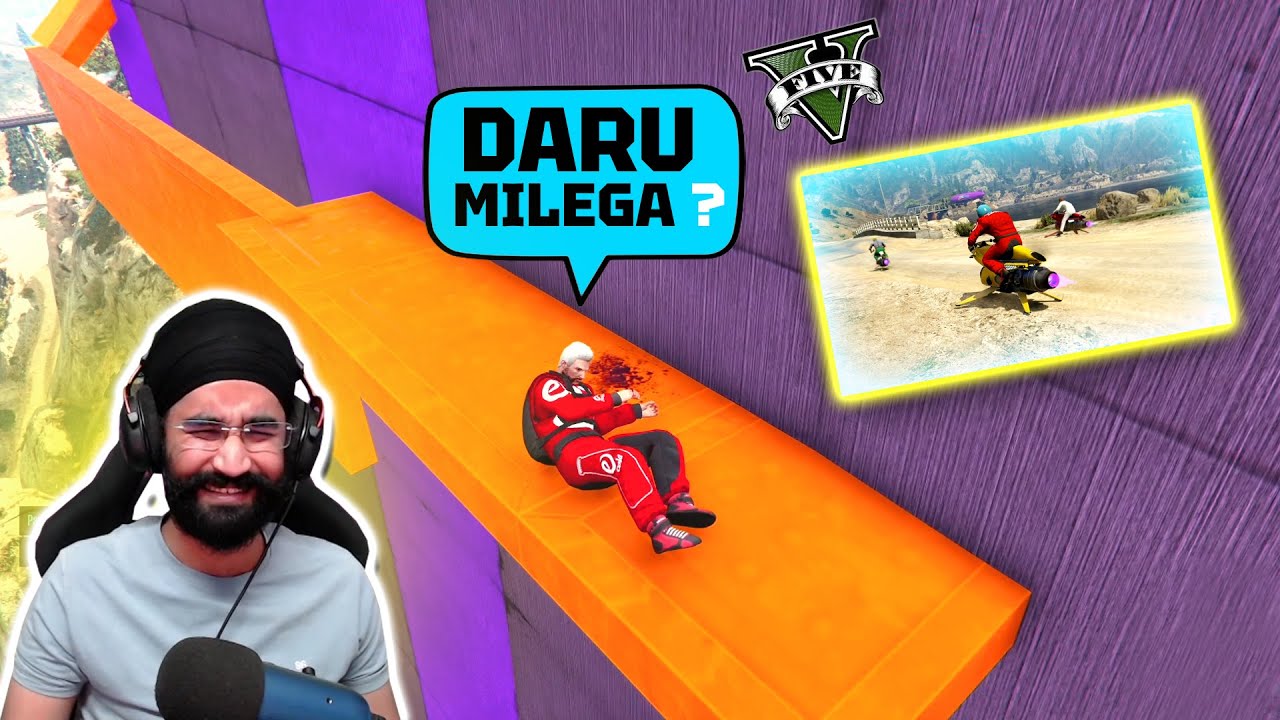 FUNNY 1% FOOT PARKOUR 🤪 GTA 5 HINDI GAMEPLAY - P1