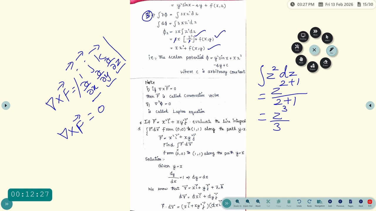 Vector Calculas  Problem 2  Dr R Deepa