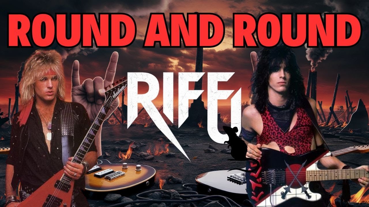 The REAL Way To Play Round and Round Guitar Riff by Ratt w/TABS