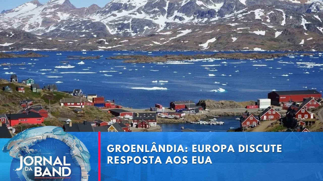 Groenlândia: Europa discute resposta aos EUA | Jornal da Band