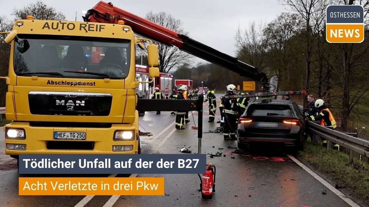 BEBRA: T&ouml;dlicher Unfall auf der der B27